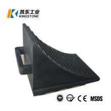 Cheap Custom Top Quality Rubber Car Wheel Chock for Tyre Stopping